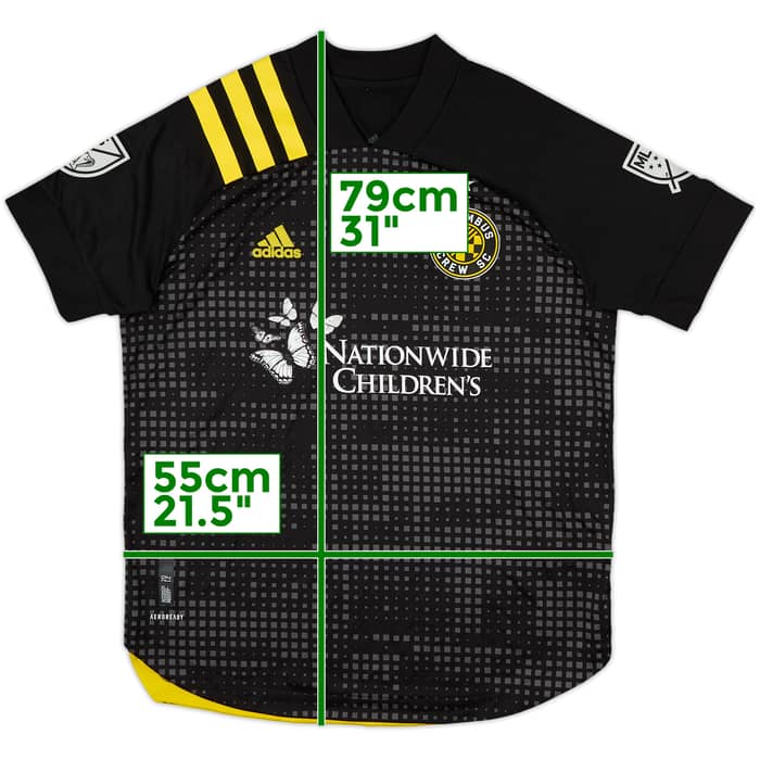 2020-22 Columbus Crew Authentic Away Shirt Champions #20 - 10/10 - (L)