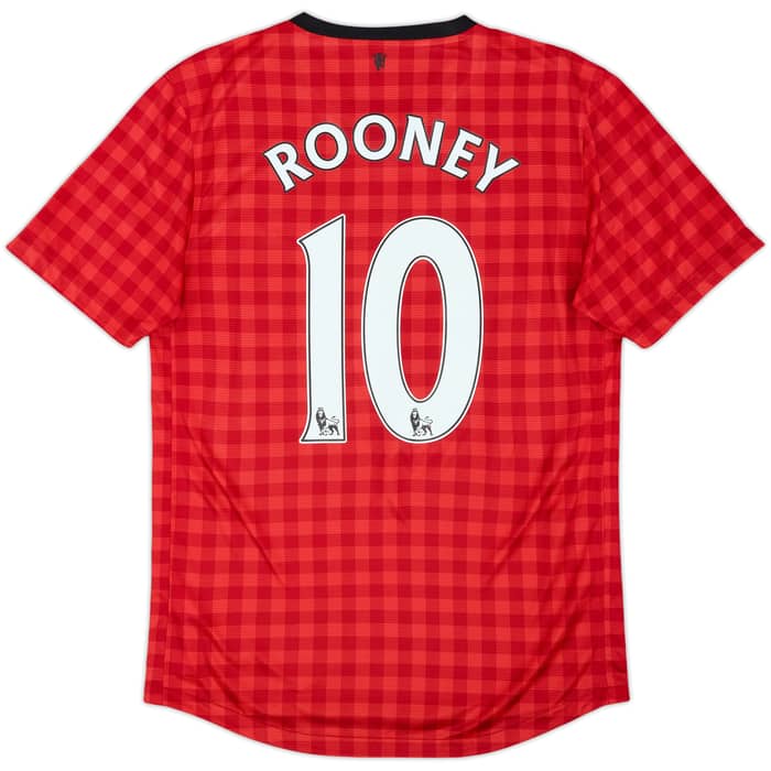 2012-13 Manchester United Home Shirt Rooney #10 - 5/10 - (S)