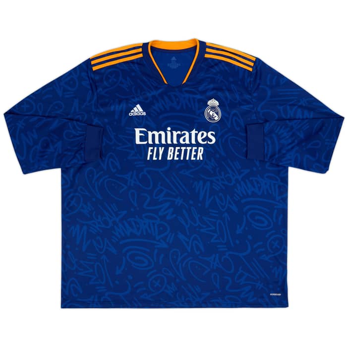 2021-22 Real Madrid Away L/S Shirt Modric #10 - 9/10 - (3XL)
