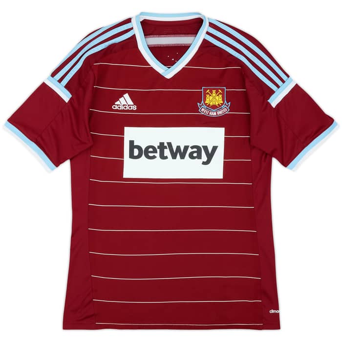 2014-15 West Ham Home Shirt Noble #16 - 8/10 - (S)