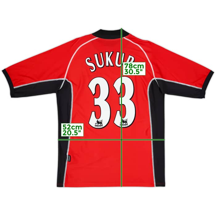 2002-03 Blackburn Away Shirt Sukur #33 - 8/10 - (L)