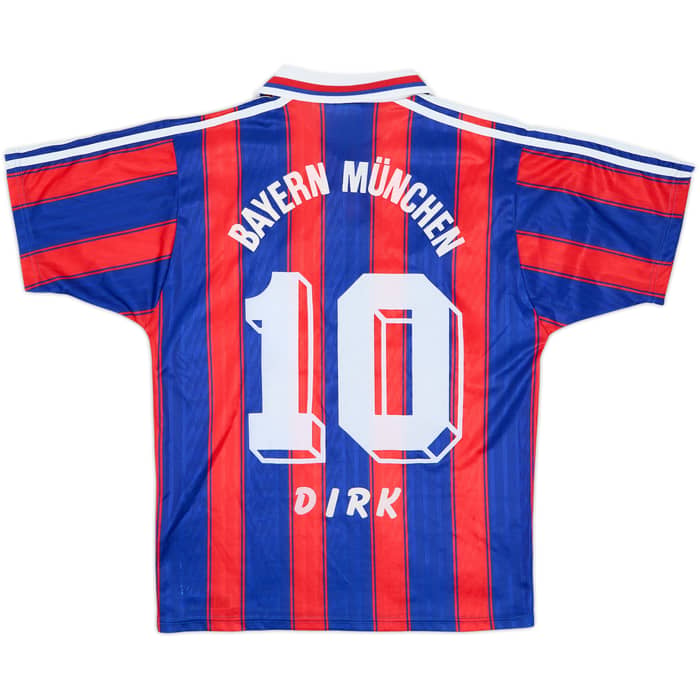 Camiseta de local de Bayern Munich 1995-97 Dirk #10 - 6/10 - (S)
