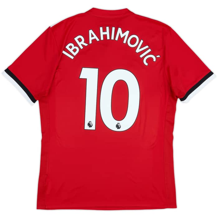 2017-18 Manchester United Home Shirt Ibrahimovic #10 - 5/10 - (M)