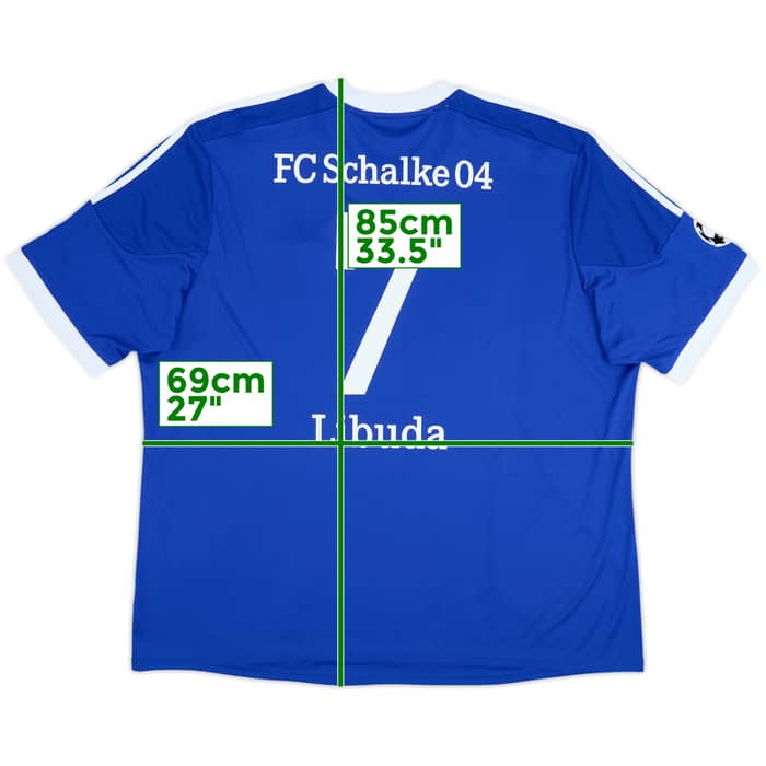 2012-14 Schalke Home Shirt Libuda #7 - 8/10 - (3XL)