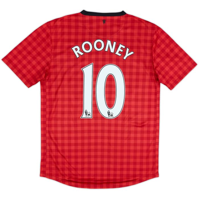 2012-13 Manchester United Home Shirt Rooney #10 - 5/10 - (M)