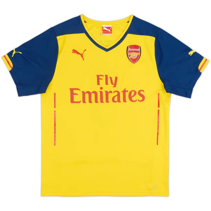 2014-15 Arsenal Away Shirt Arteta #8 - 7/10 - (M)
