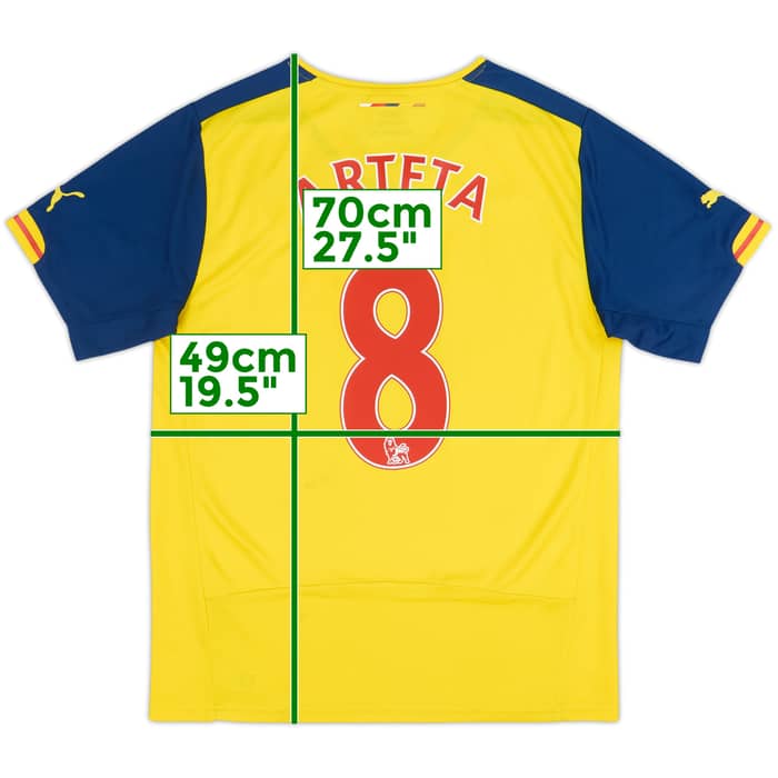 2014-15 Arsenal Away Shirt Arteta #8 - 7/10 - (M)