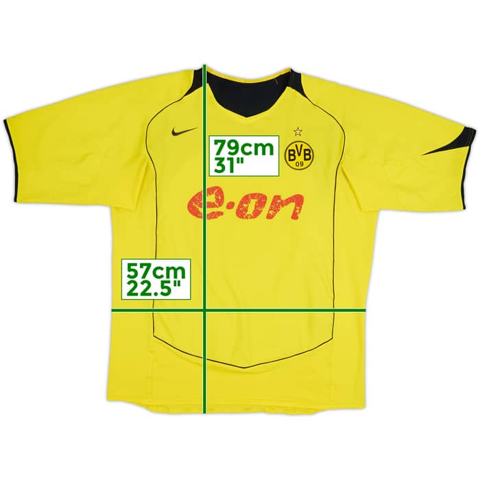 Camiseta de local del Borussia Dortmund 2004-05 - 5/10 - (XXL)