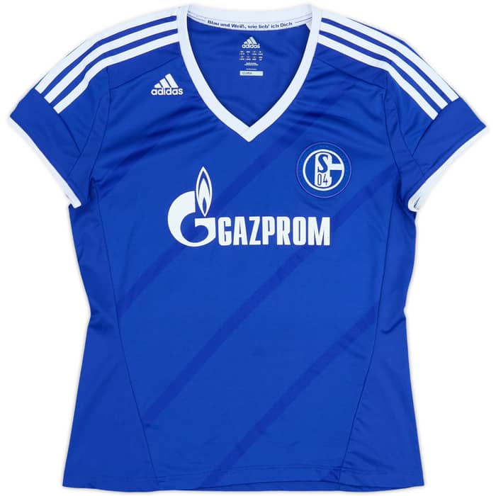 2012-14 Schalke Home Shirt Howedes #4 - 6/10 - (Women's L)