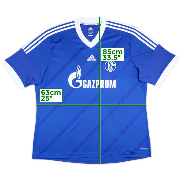 2012-14 Schalke Home Shirt - 9/10 - (XXL)