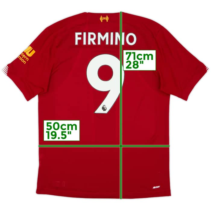 2019-20 Liverpool Home Shirt Firmino #9 - 8/10 - (M)