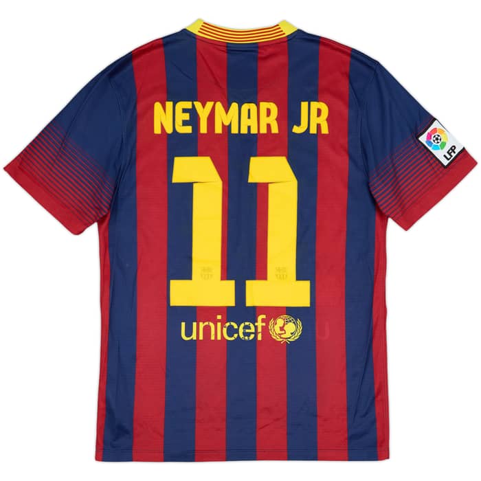 2013-14 Barcelona Home Shirt Neymar Jr #11 - 5/10 - (S)