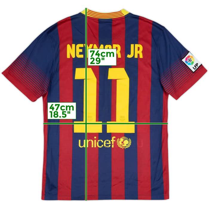 2013-14 Barcelona Home Shirt Neymar Jr #11 - 5/10 - (S)