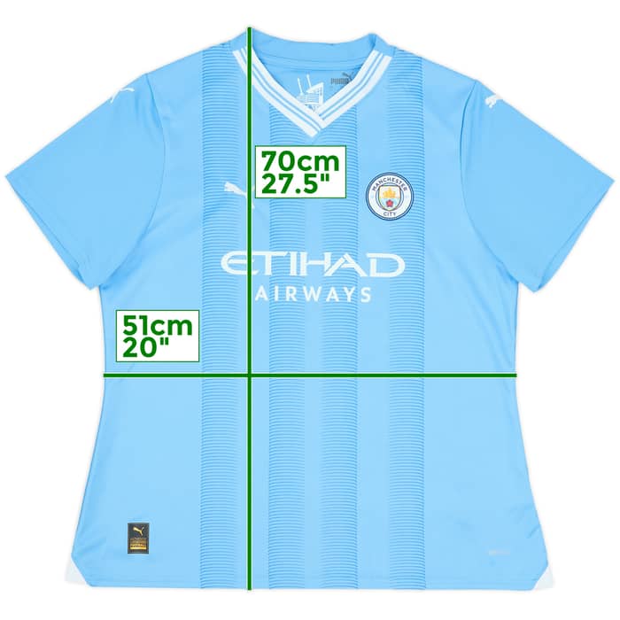 2023-24 Manchester City Home Shirt - 7/10 - (Women's L)