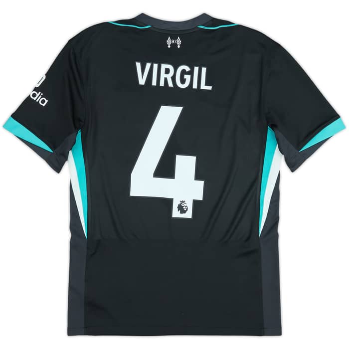 2024-25 Liverpool Away Shirt Virgil #4 - 8/10 - (S)