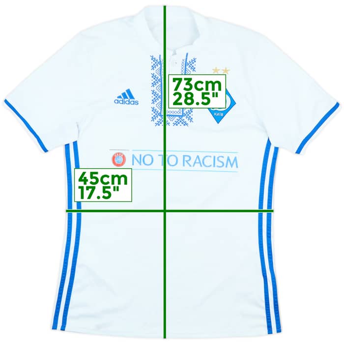 2016-18 Dynamo Kyiv Match Issue Home Shirt #2