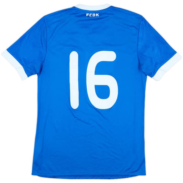 2017-18 Dynamo Kyiv Match Issue Away Shirt #16
