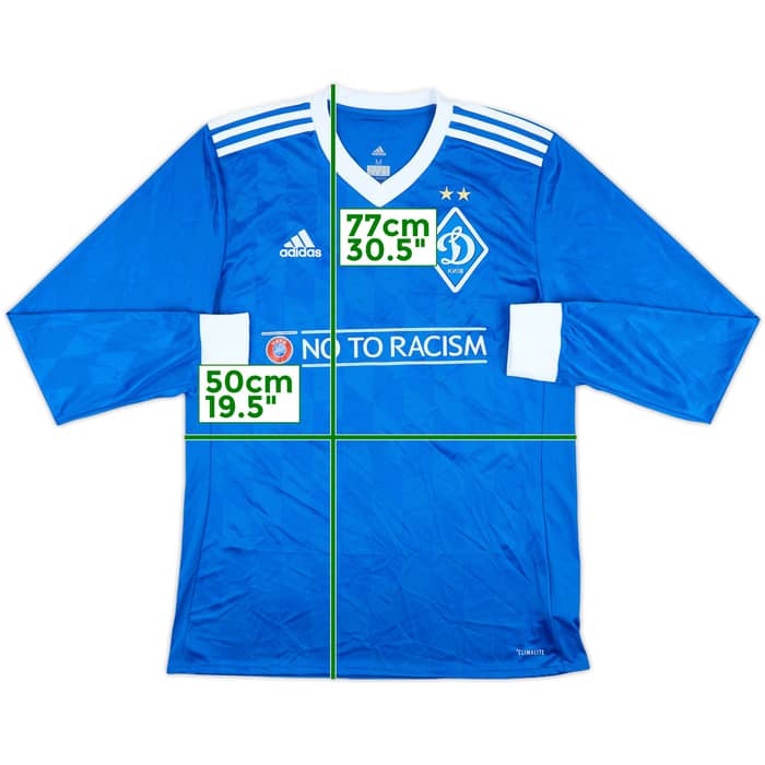 2017-18 Dynamo Kyiv Match Issue Away L/S Shirt #13