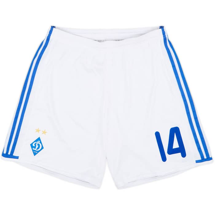 2016-17 Dynamo Kyiv Player Issue Home Shorts #14 - 8/10 - (L)