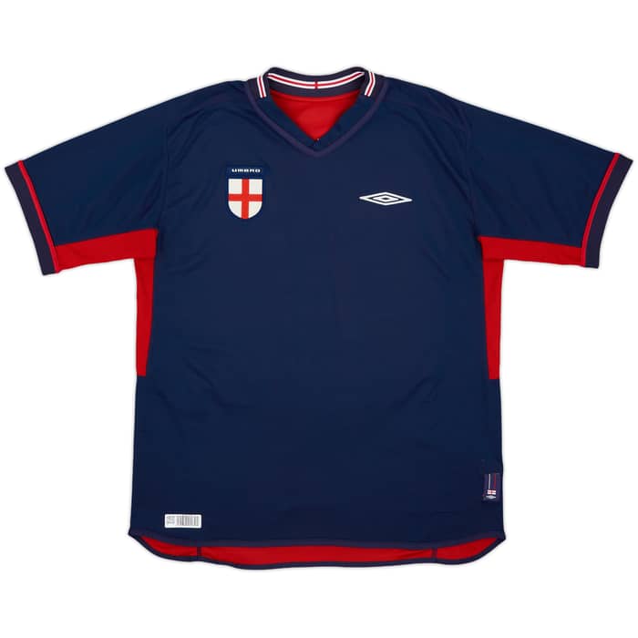 2002-04 England Away Shirt Heskey #11 - 8/10 - (L)