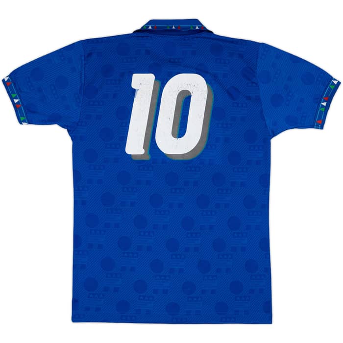 1994 Italy Home Shirt #10 (Baggio) - 7/10 - (M)