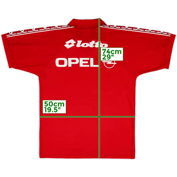 1995-96 AC Milan Lotto Training Shirt - 8/10 - (M)