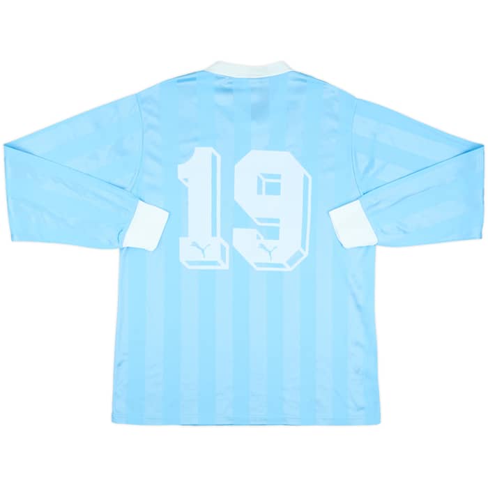 1990 Uruguay Match Issue Home L/S Shirt #19