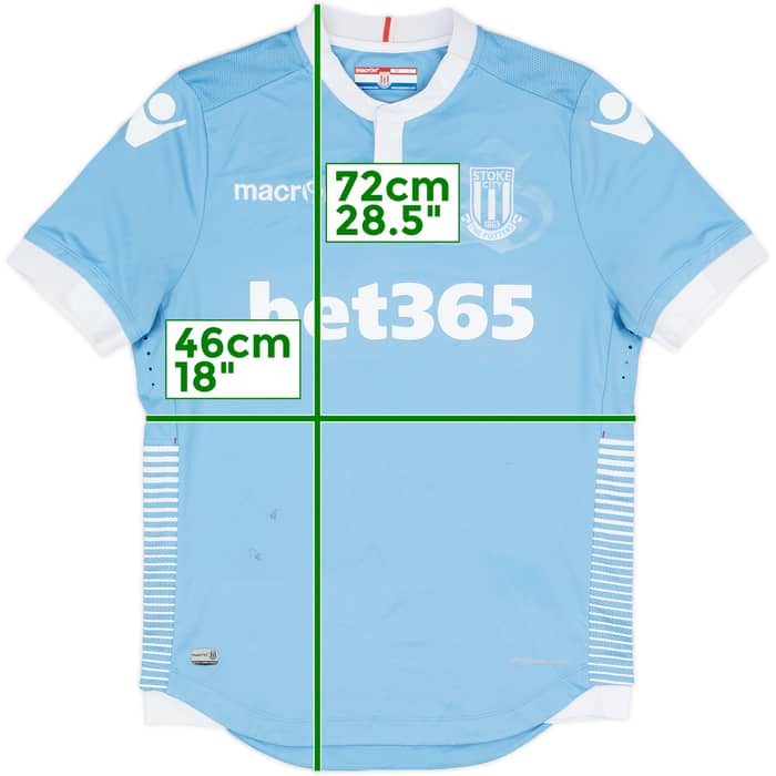 2016-17 Stoke City Away Shirt Arnautovic #10 - 7/10 - (S)
