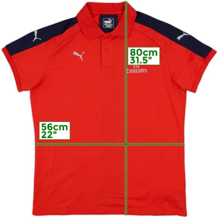 2016-17 Arsenal Puma Polo Shirt - 9/10 - (XXL)