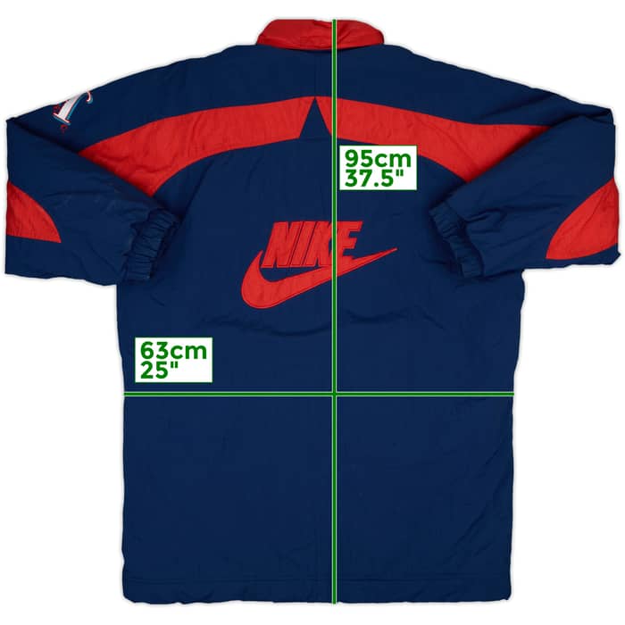 1994-96 Arsenal Nike Padded Bench Coat - 8/10 - (M)
