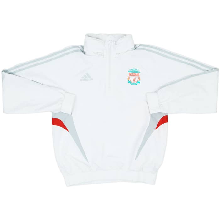 2008-09 Liverpool adidas Hooded Rain Jacket - 8/10 - (S)