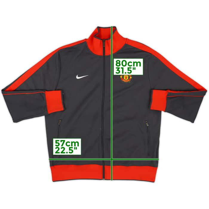 2010-11 Manchester United Nike Track Jacket - 9/10 - (XL)