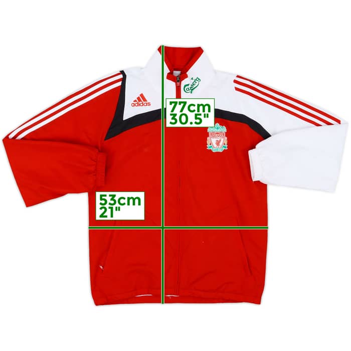 2007-08 Liverpool adidas Track Jacket - 8/10 - (S)