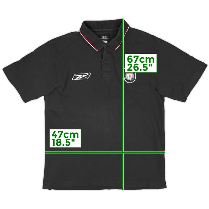 2004-05 Liverpool Reebok Polo Shirt - 8/10 - (M)