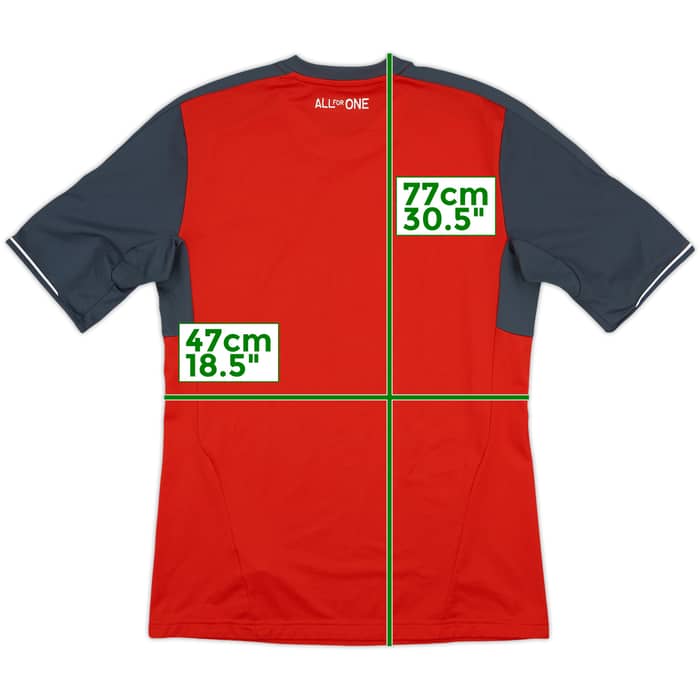 2011-13 Toronto FC Player Issue Home Shirt - 10/10 - (L)