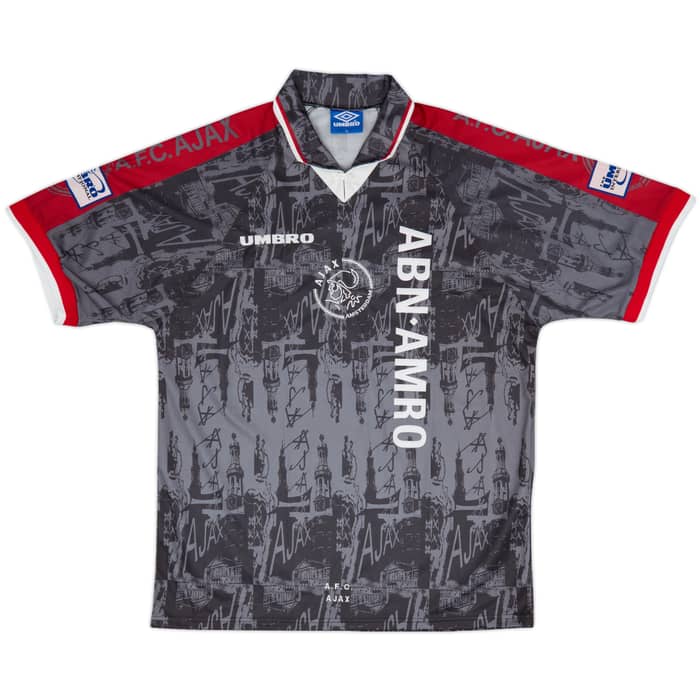 1996-97 Ajax Player Issue Away Shirt Kluivert #9 - 9/10 - (XL)
