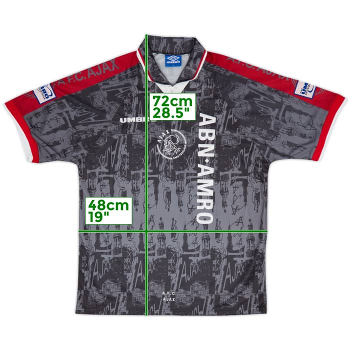 1996-97 Ajax Player Issue Away Shirt Kluivert #9 - 9/10 - (XL)