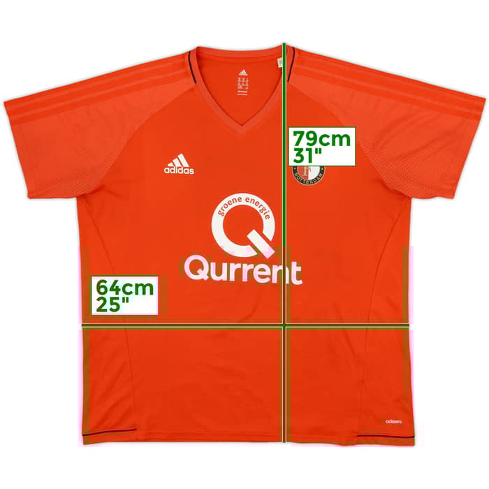 2017-18 Feyenoord adizero Training Shirt - 8/10 - (XXL)