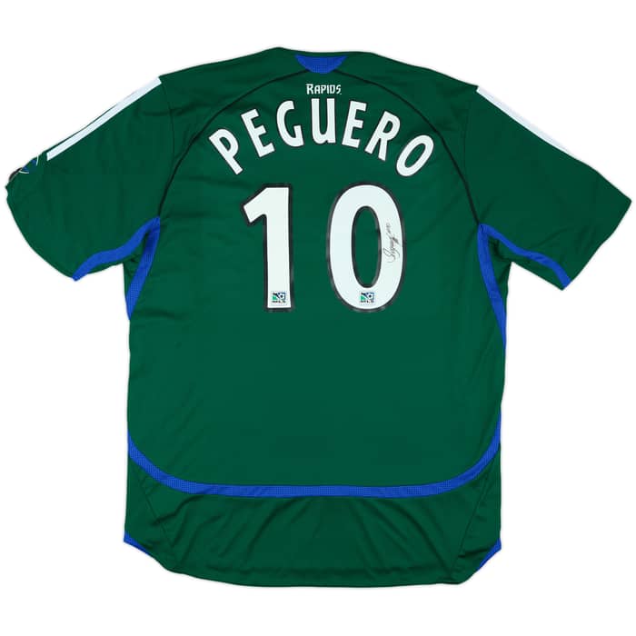 2006 Colorado Rapids Match Issue Signed Third Shirt Peguero #10
