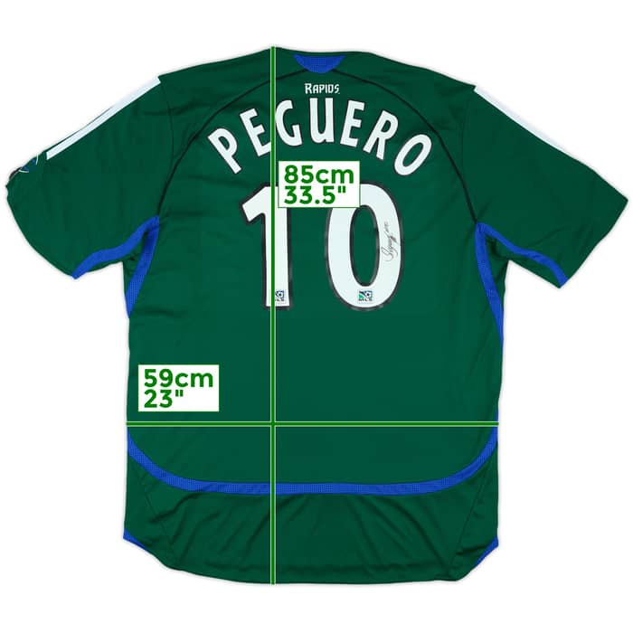 2006 Colorado Rapids Match Issue Signed Third Shirt Peguero #10