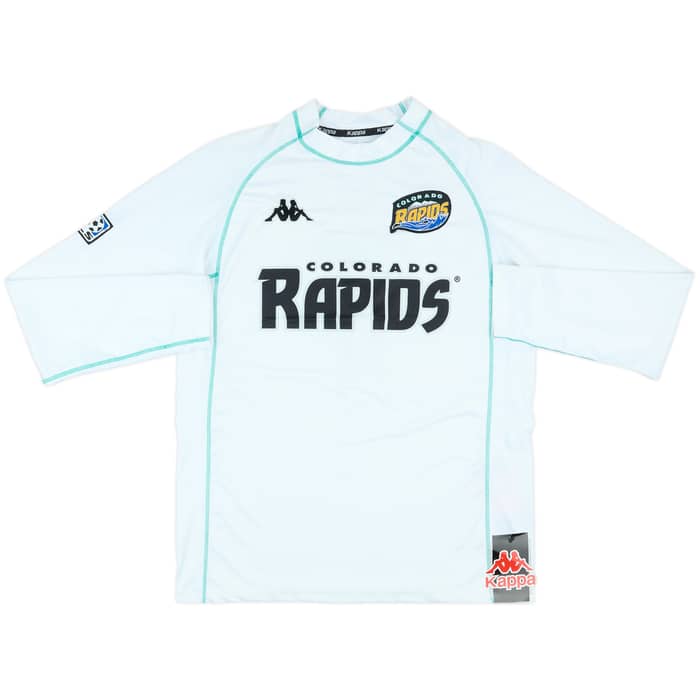 2001-02 Colorado Rapids Match Issue Signed Away L/S Shirt Spencer #7