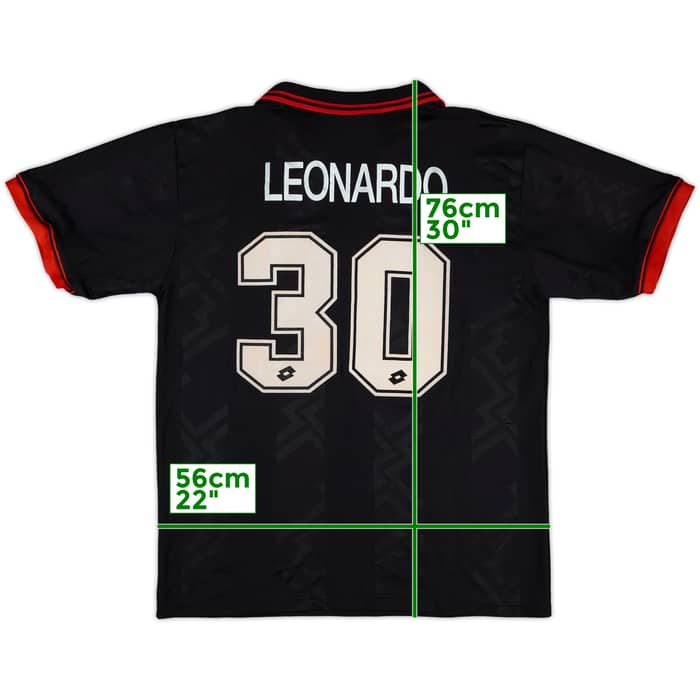 1996-97 AC Milan Third Shirt Leonardo #30 - 6/10 - (XL)