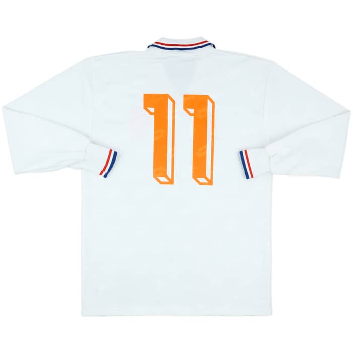 1992-94 Netherlands Match Issue Away L/S Shirt #11
