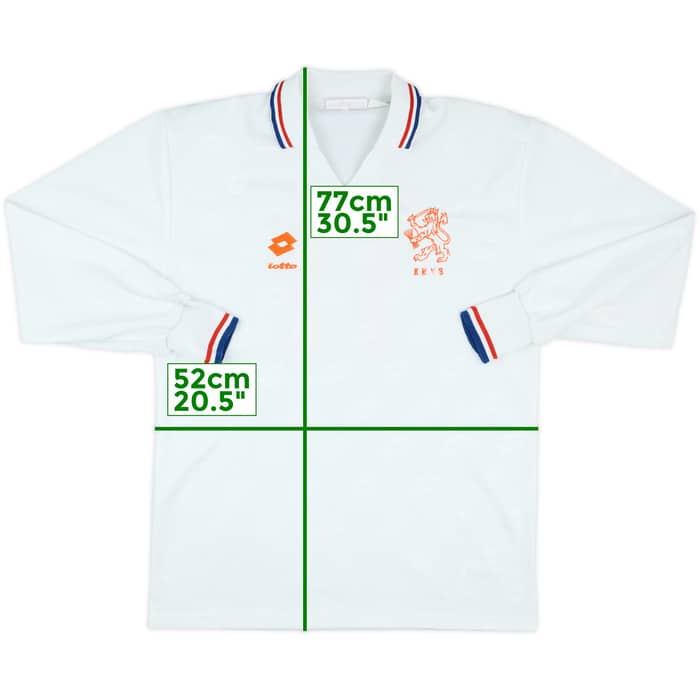 1992-94 Netherlands Match Issue Away L/S Shirt #11