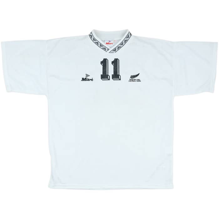 1995-97 New Zealand Match Issue Home Shirt #11