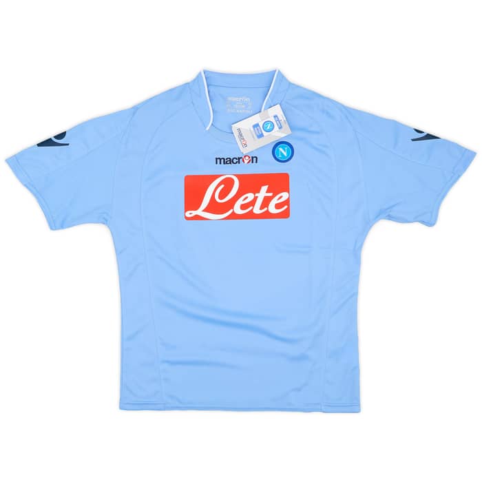 2009-10 Napoli Basic Home Shirt Lavezzi #7 (XS)