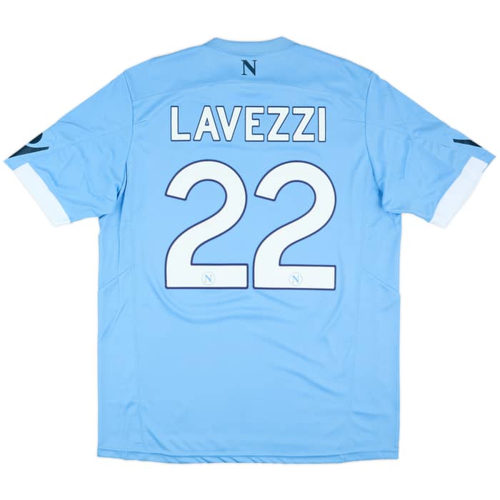2010-11 Napoli Home Shirt Lavezzi #22 (XL)