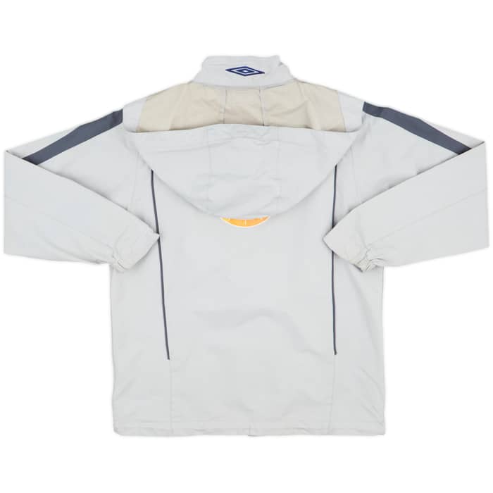 2007-08 Blackburn Rovers Umbro Hooded Rain Jacket - 8/10 - (M.Boys)