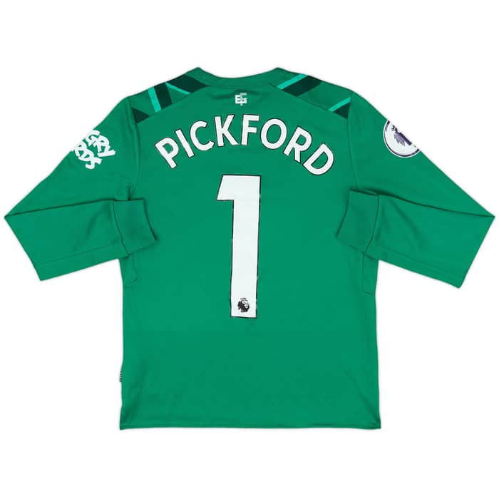 2019-20 Everton GK Shirt & Shorts Pickford #1 - 7/10 - (M.Boys)