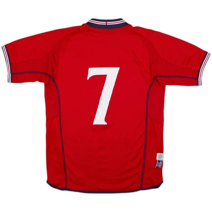 2002-04 England Away Shirt #7 - 7/10 - (L.Boys)